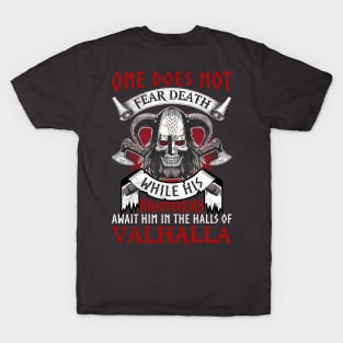 Viking T-Shirt One Does Not Fear Death T-Shirt